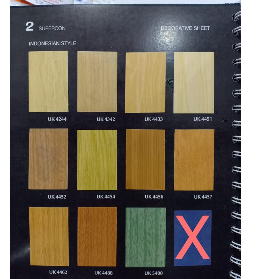 SUPERCON WOODGRAIN SHEET ( URAT KAYU ) PVC SHEET URAT KAYU