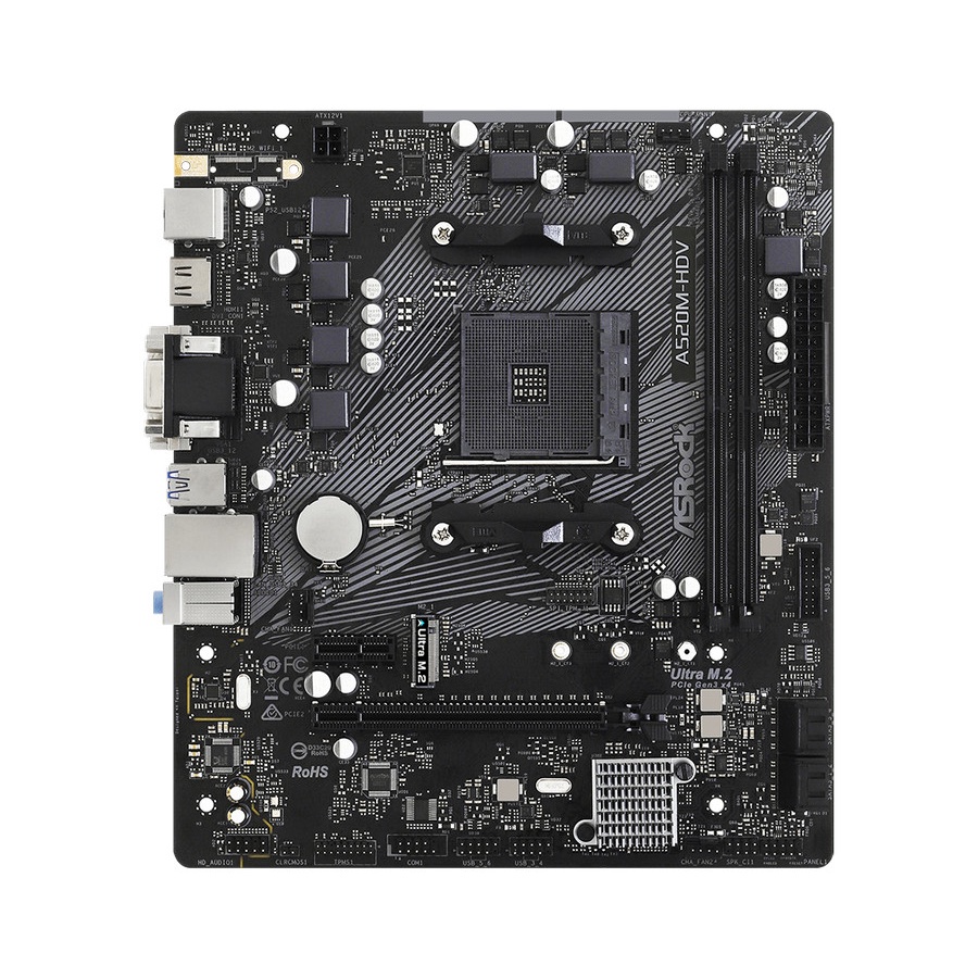 MOTHERBOARD AMD ASROCK A520M HDV