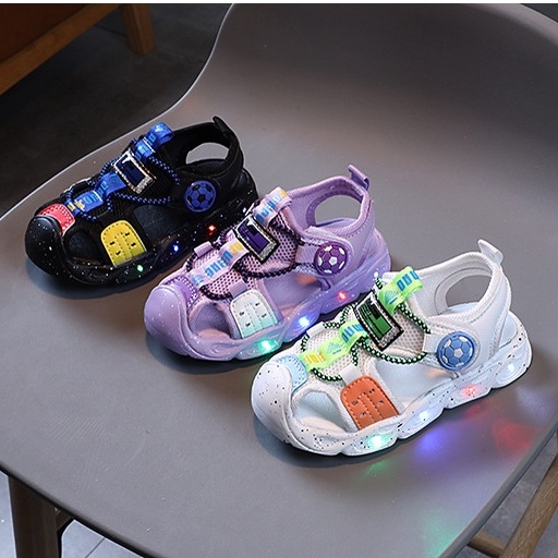 Naruto LED Sandal Anak Size 21-25 Usia 1-3 Tahun