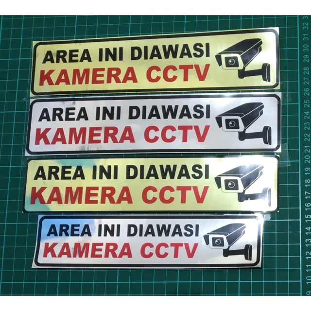 STIKER CCTV RUMAH TOKO KANTOR