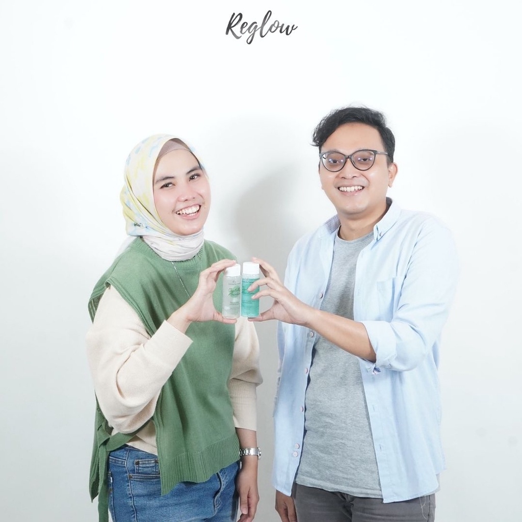 Reglow Toner &amp; Micellar Water Pembersih Muka BPOM Perawatan kulit 100 ml