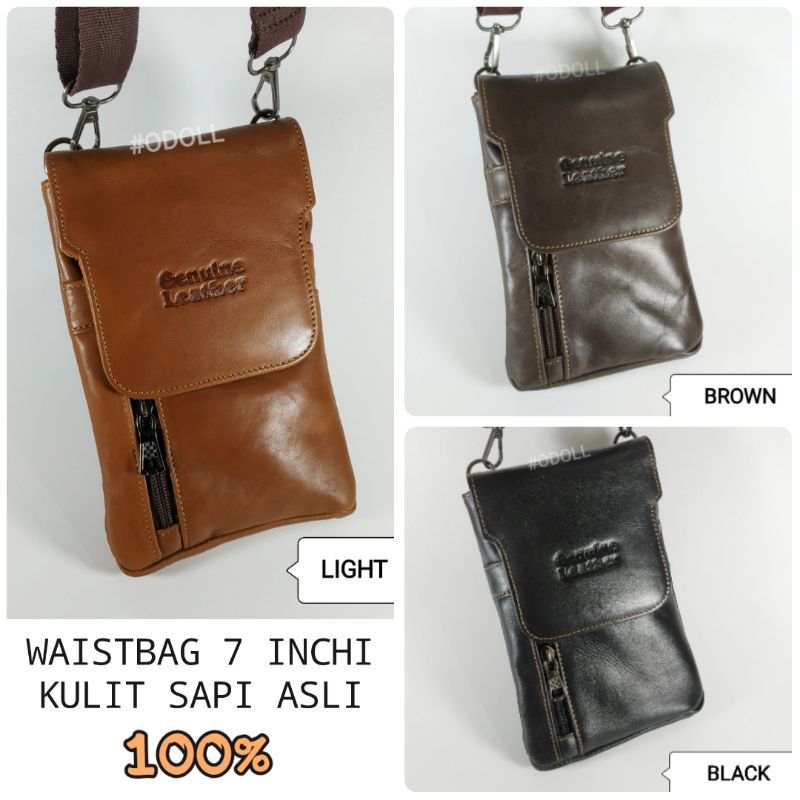 Tas Mini Kulit Asli | Tas Hp Kulit | Tas Kecil Pria Kulit Asli