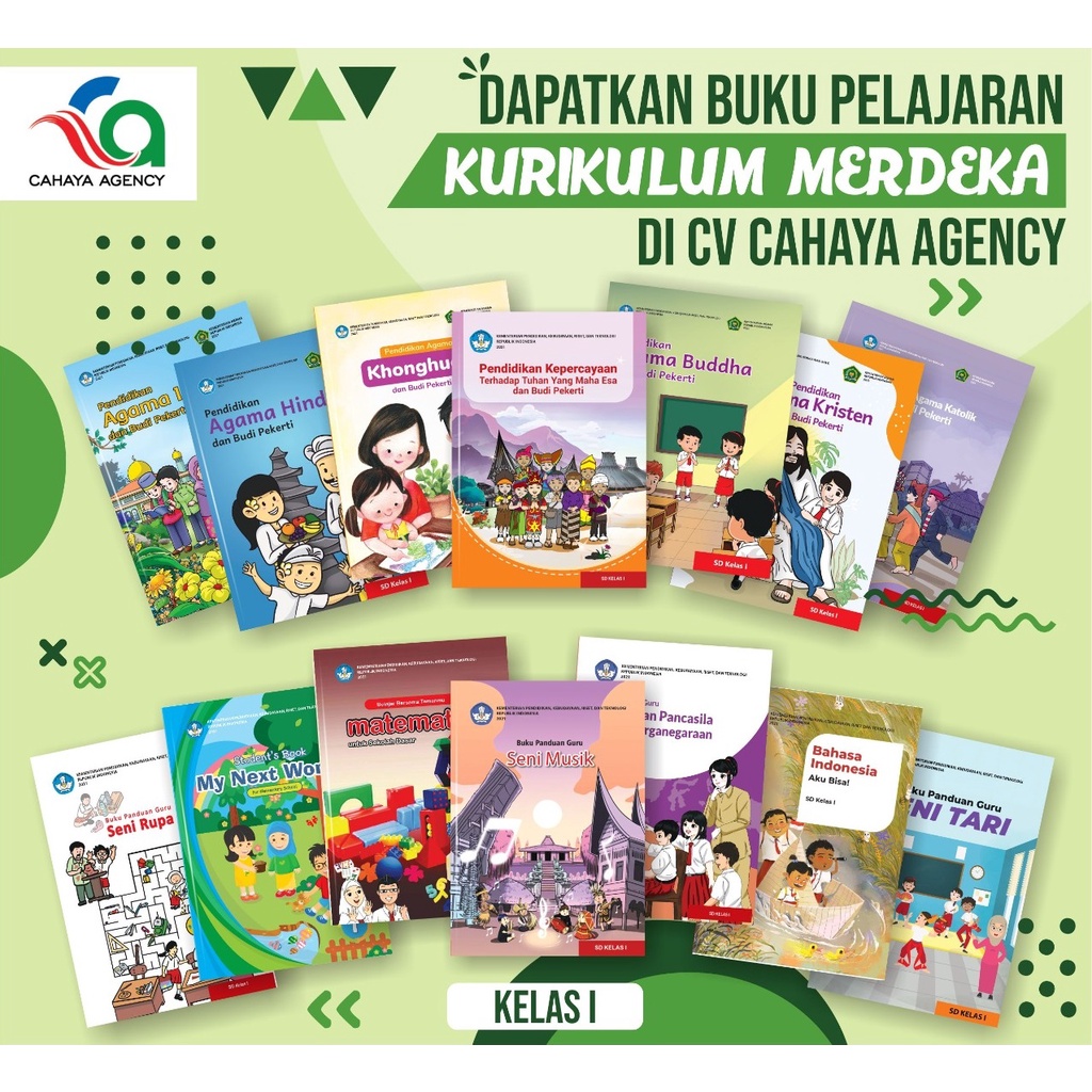 Buku Pelajaran Kelas 1 Sd Kurikulum Merdeka