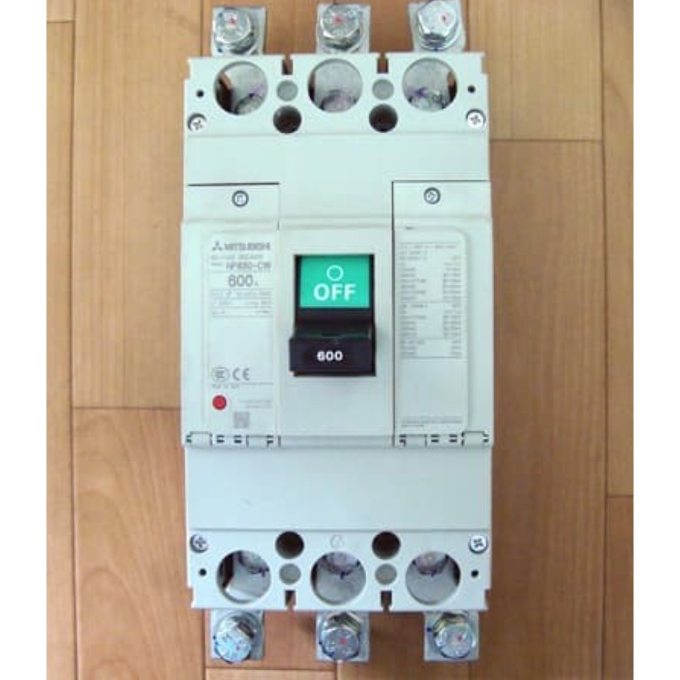 Breaker MCCB NFB Mitsubishi NF630-CW 3P 3 phase 500A NF 630 CW 500 A