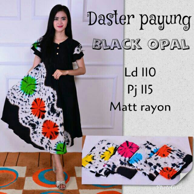 Daster payung blackopal daster batik motif grosir baju tidur fashion lengan pendek tanah abang