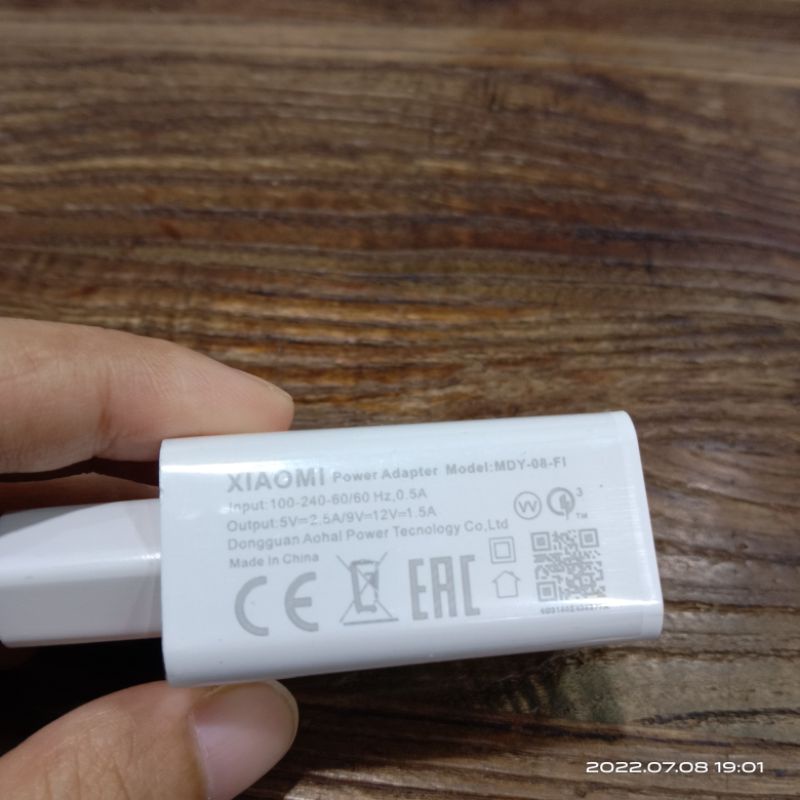 CHARGER XIAOMI TYPE-C SUPPORT FAST CHARGING