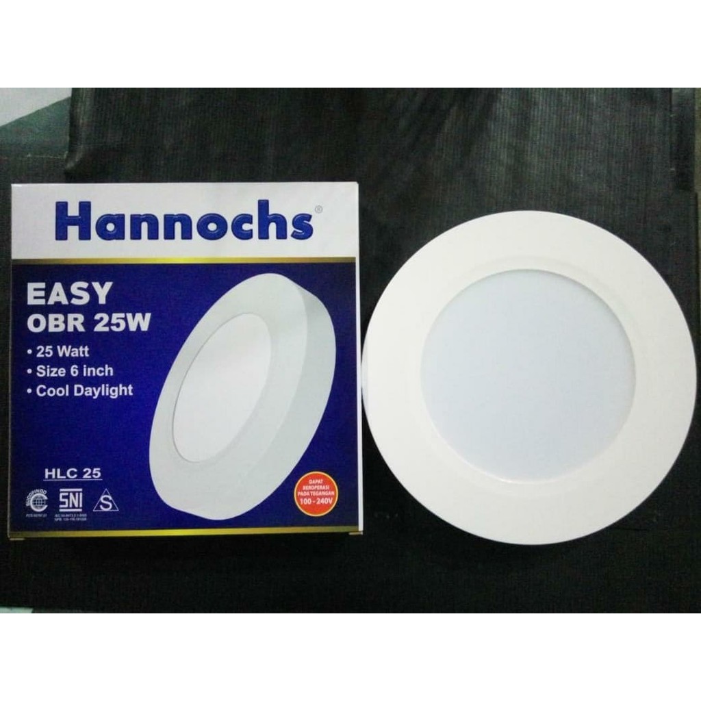 Lampu Ceiling Led OB TIMBUL BULAT Easy Hannochs OBR 25w 25 Watt