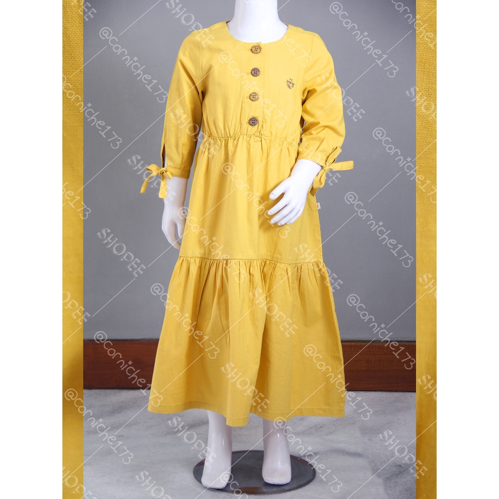 Corniche Kids Nadeera Dress Kids Ochre - TB K50092