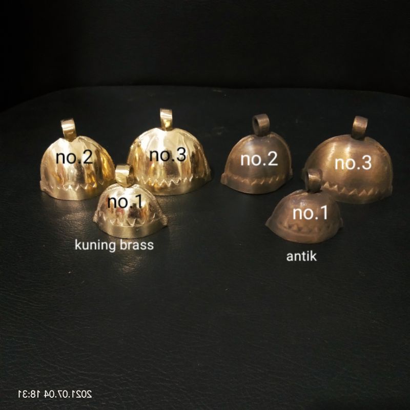 kluntung kuningan antik lonceng antik &amp; Gold