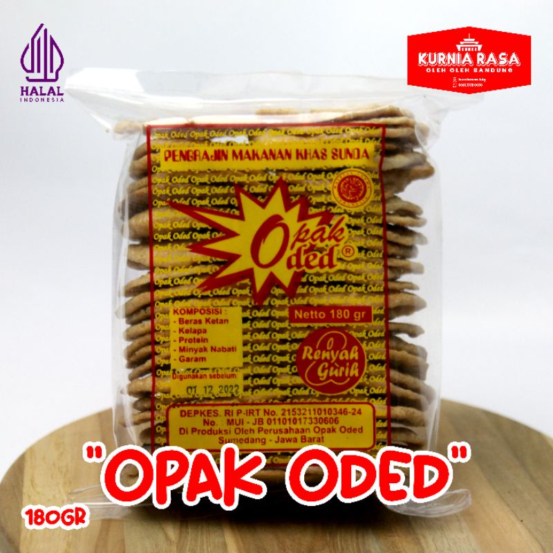 

opak ketan bakar / opak oded sumedang