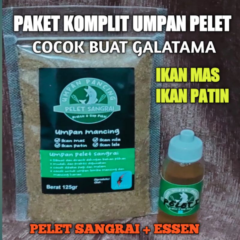 Umpan Pelet Ikan Mas | Paket Umpan plus Essen