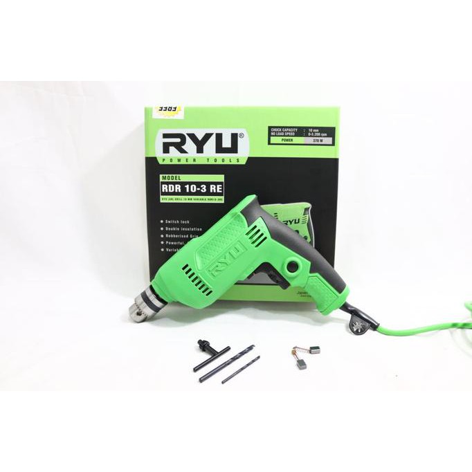 -READY- MESIN BOR TEKIRO RYU RDR10-3RE MESIN BOR LISTRIK MESIN BOR KAYU
