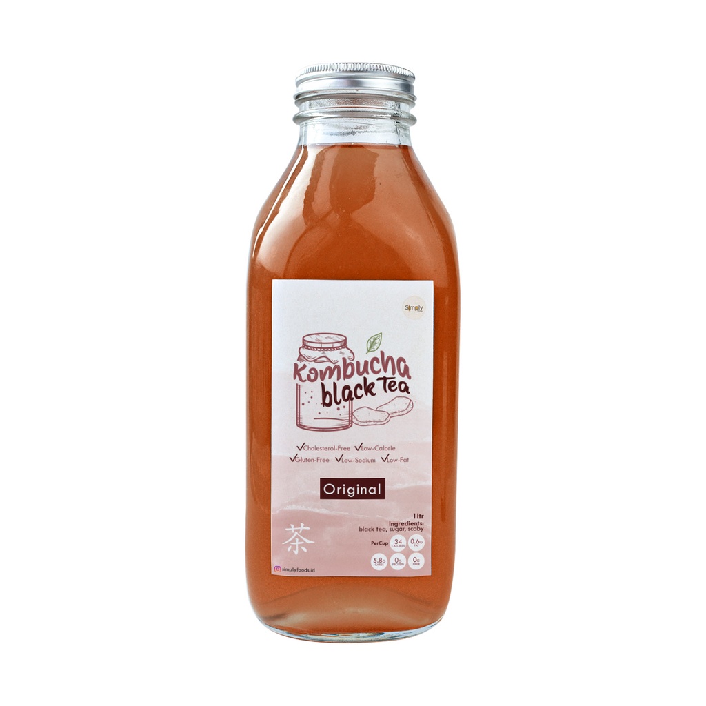 Simply Kombucha Black Tea Original