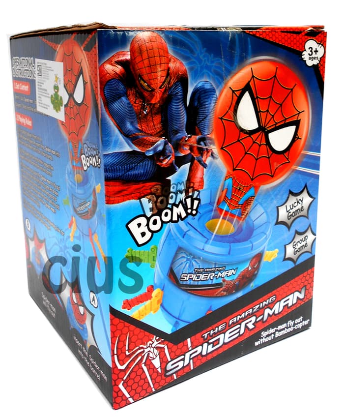 PIRATE BARREL SPIDERMAN - MAINAN ANAK EDUKASI BAORD GAME