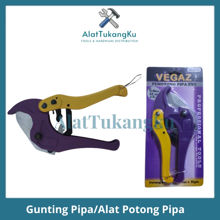 

Pemotong Pipa PVC Max 42 mm Gunting Pipa Alat Potong Cutter Pipa Vegas / Gunting Alat Pemotong Pipa Paralon