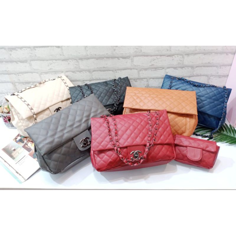 TAS CHANEL MOM KIDS // TAS WANITA // TAS SELEMPANG // TAS CHANEL POUCH // TAS WANITA MURAH