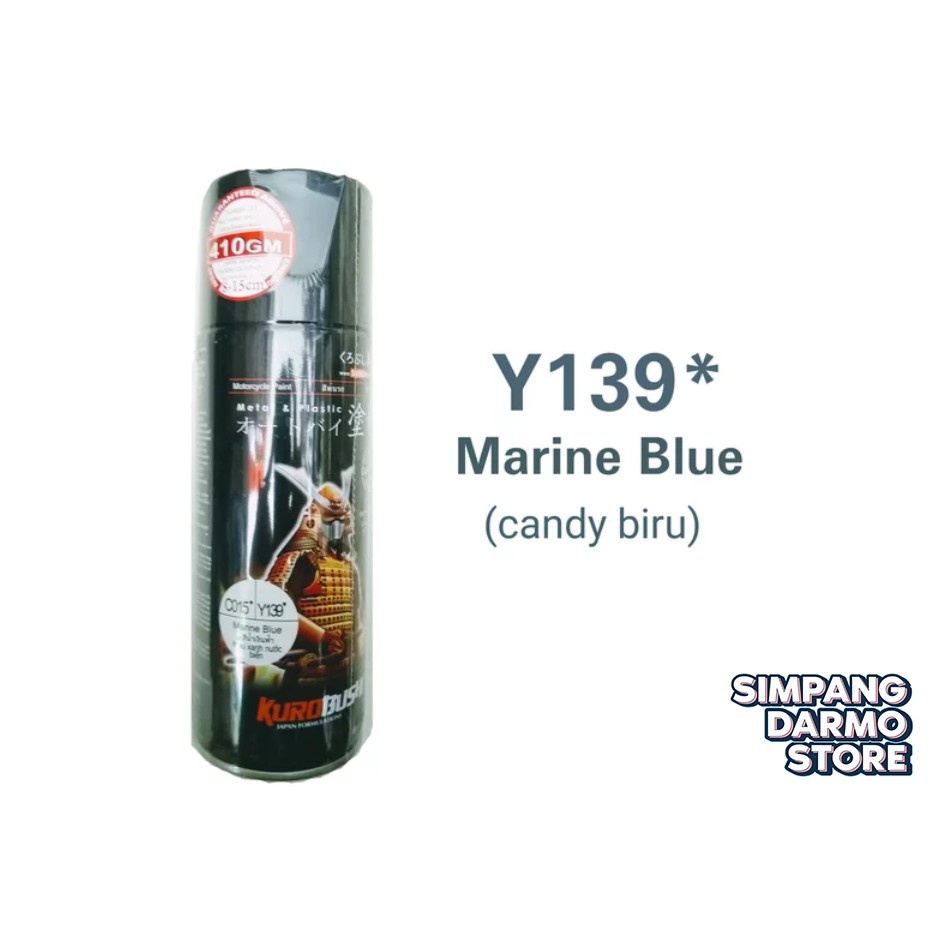 Cat Pilox Pylox SAMURAI Candy Blue Candi Biru Y139