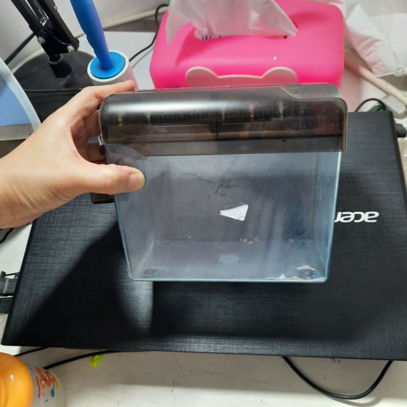 mini paper shredder manual preloved bekas penggiling kertas penghancur