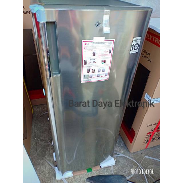 Freezer LG Freezer 6 Rak GN-INV304SL Inverter Kulkas Freezer Es Batu/ASI 6 Rak Low Watt