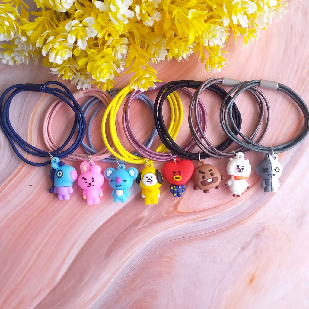 Senada Victory Ikat Rambut Bts Gelang Karet BTS Aksesoris Wanita SKR042