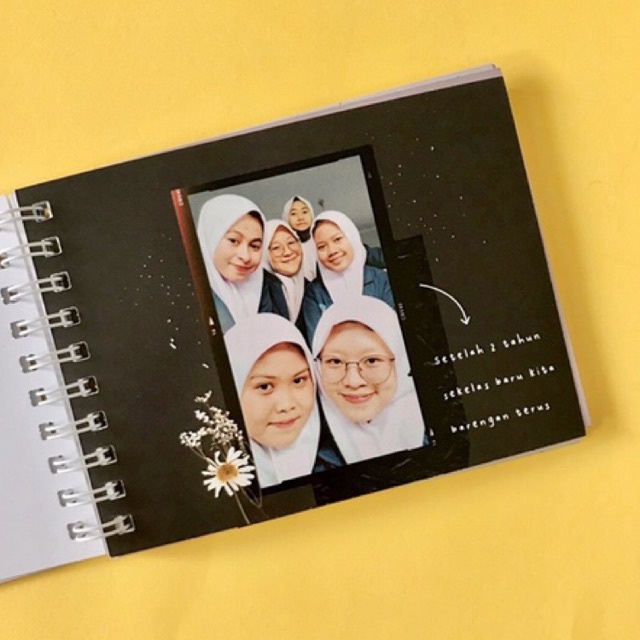 Photobook Album Foto Custom Mini Kado Ultah Wisuda Anniv