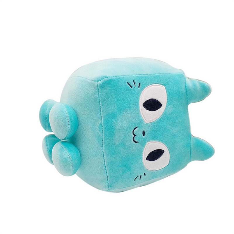 Mainan Boneka Plush Kucing Lucu Warna Biru Untuk Hadiah Anak