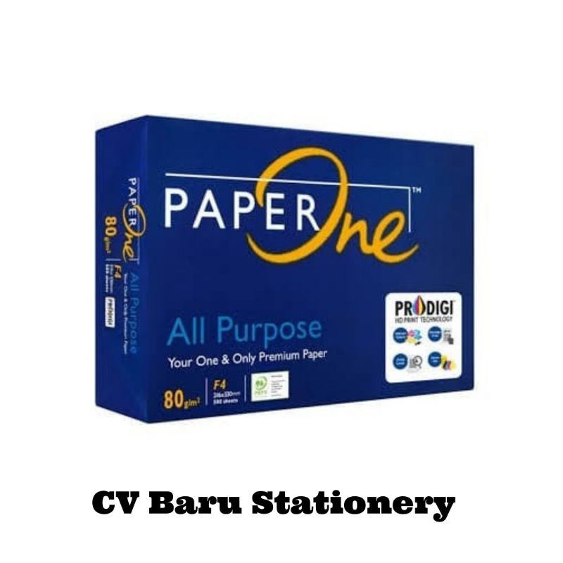 

Kertas Paperone F4 70 gram, 80 gram