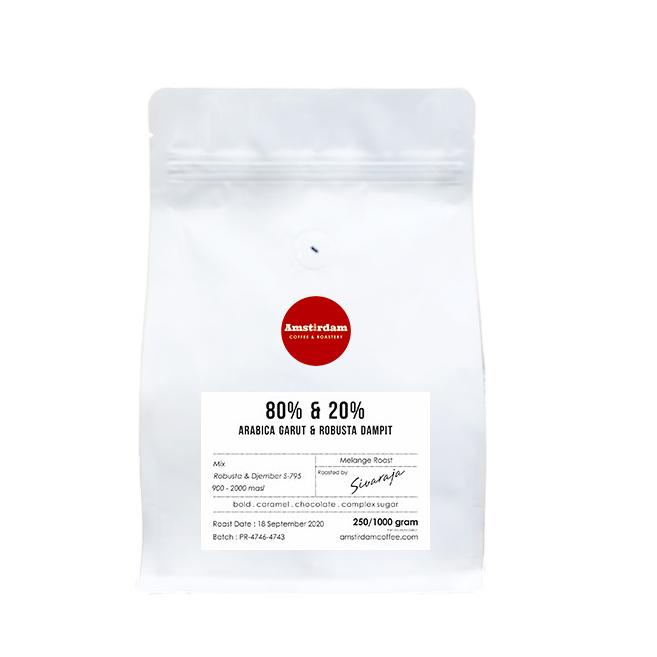 

Sample Blend 80 Arabica 20 Robusta
