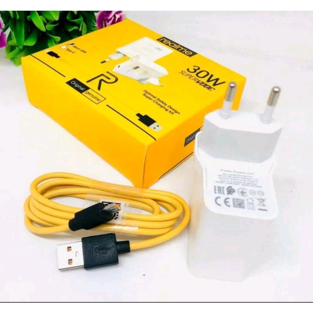 [ORI 100% garansi 1 tahun] CHARGER REALME FAST CHARGING 20W MICRO USB SUPPORT C1 C2 mikro + type c