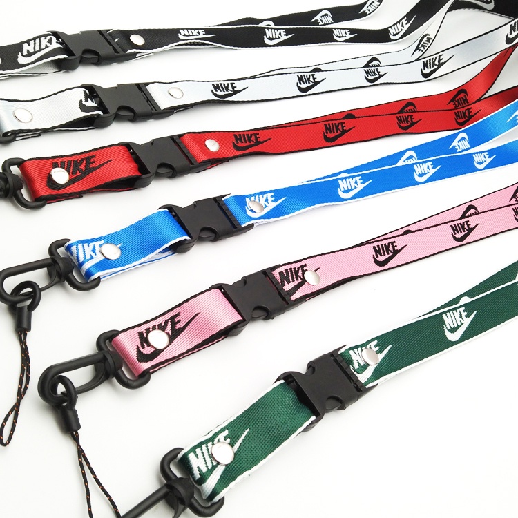 6 Warna Tali Pemegang Lencana ID Leher Lanyard Untuk Kamera &amp; Ponsel Case Sling dengan Tombol Cepat Dilepas Nyaman Dan Tahan Lama
