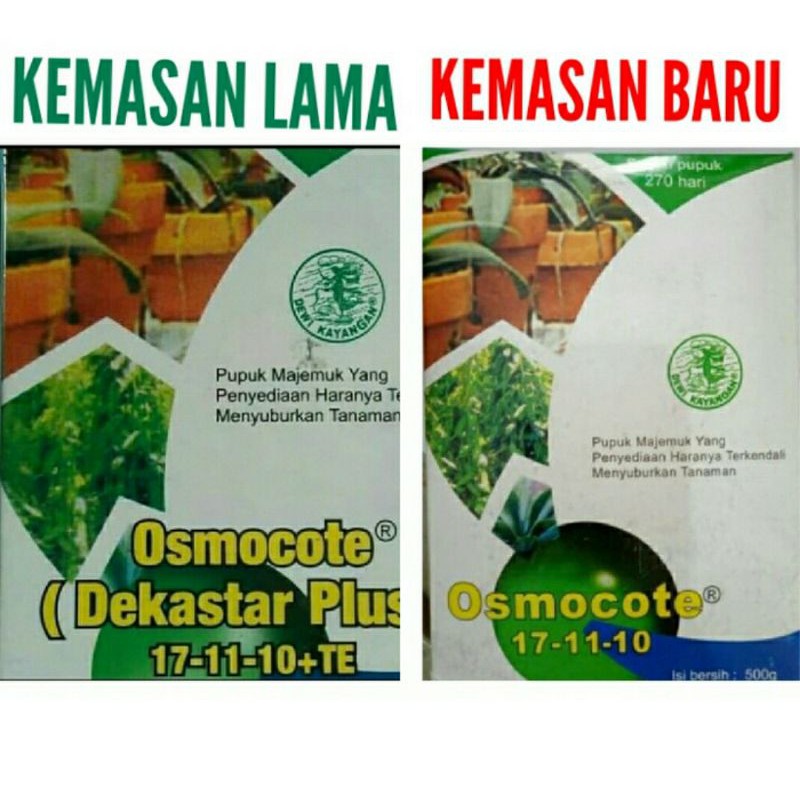 DEKASTAR Osmocote 17 11 10 Pupuk Slow Release Untuk Daun