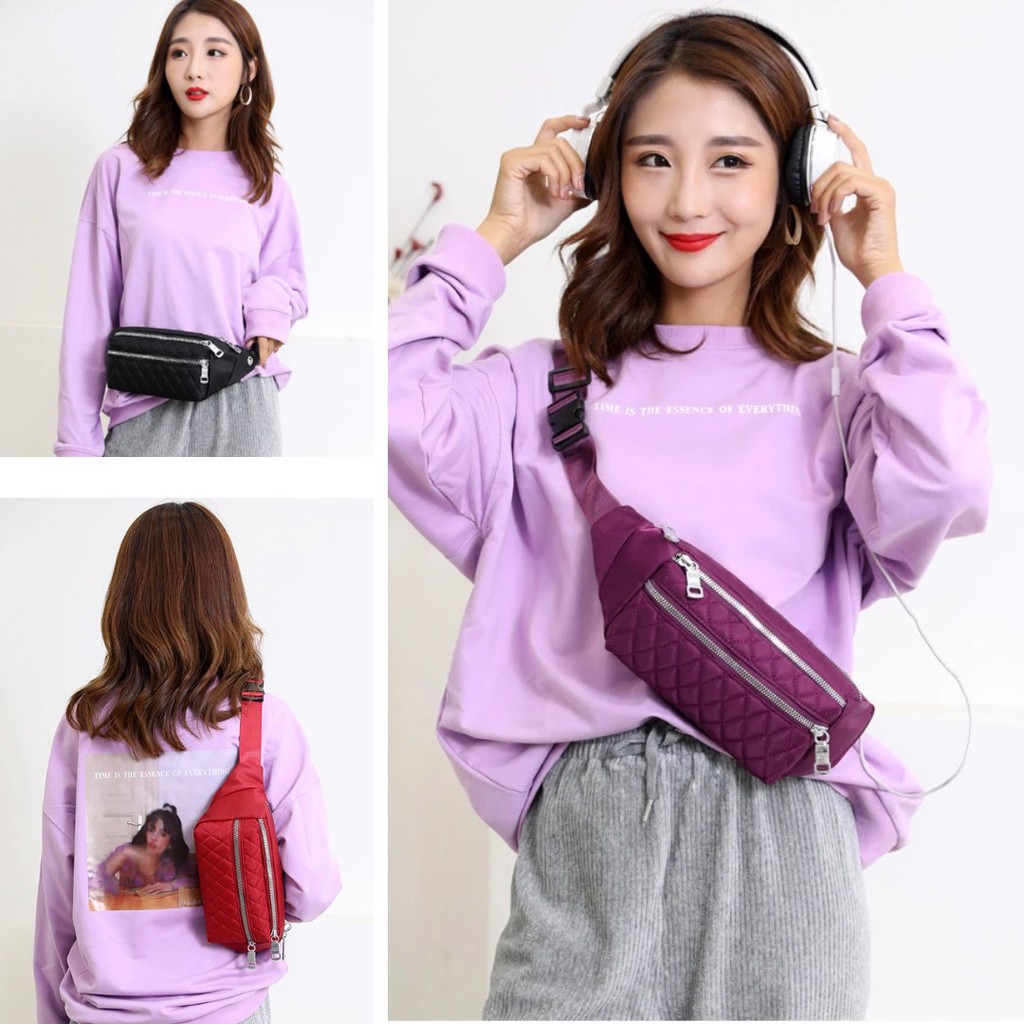 Super Sale 9.9 Waist Bag Minimalist Multi-pocket Fashion Women Bag