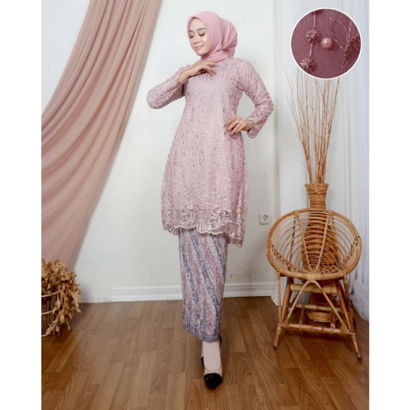 Set kebaya ayumi terbaruu freee maskerr//kebaya tunik terbaru//tunik pesta hajatan