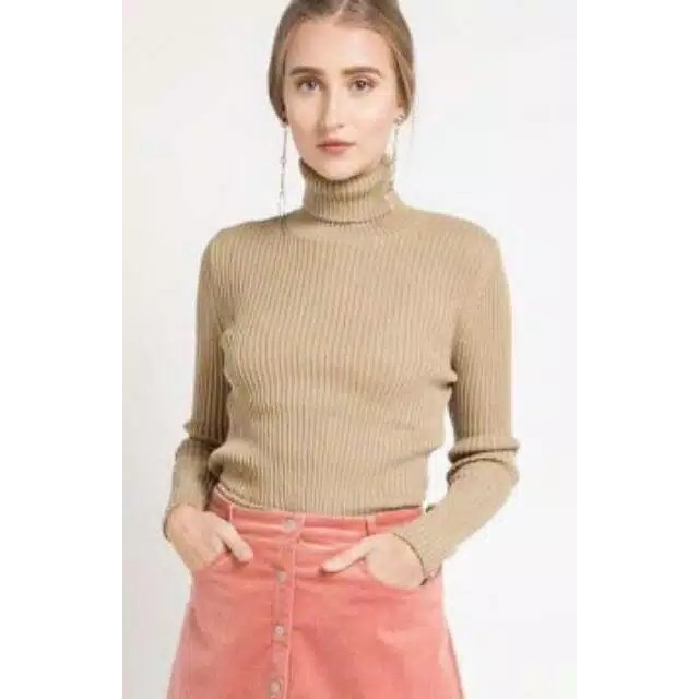 TURTLENECK RAJUT TANGAN PANJANG