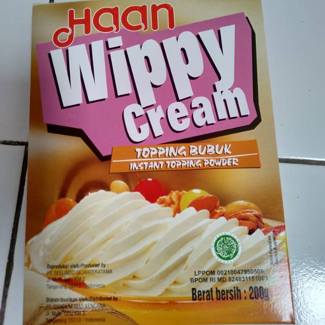 

Haan wippy cream