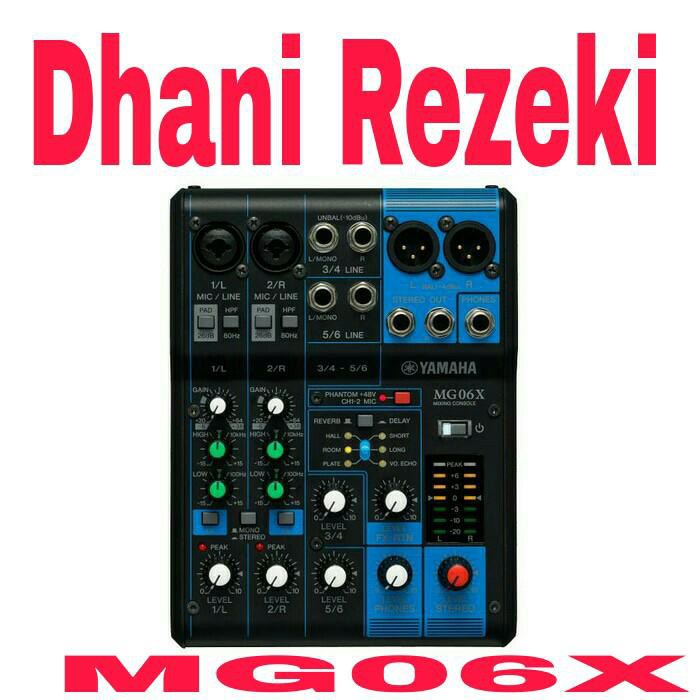 Mixer Audio YAMAHA MG06X MIXER MG 06 X YAMAHA MG 06X GARANSI SATU TAHUN Terlaris