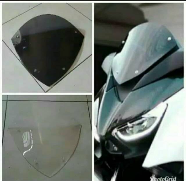 Visor Whinshield winsil Yamaha Xmax model pendek