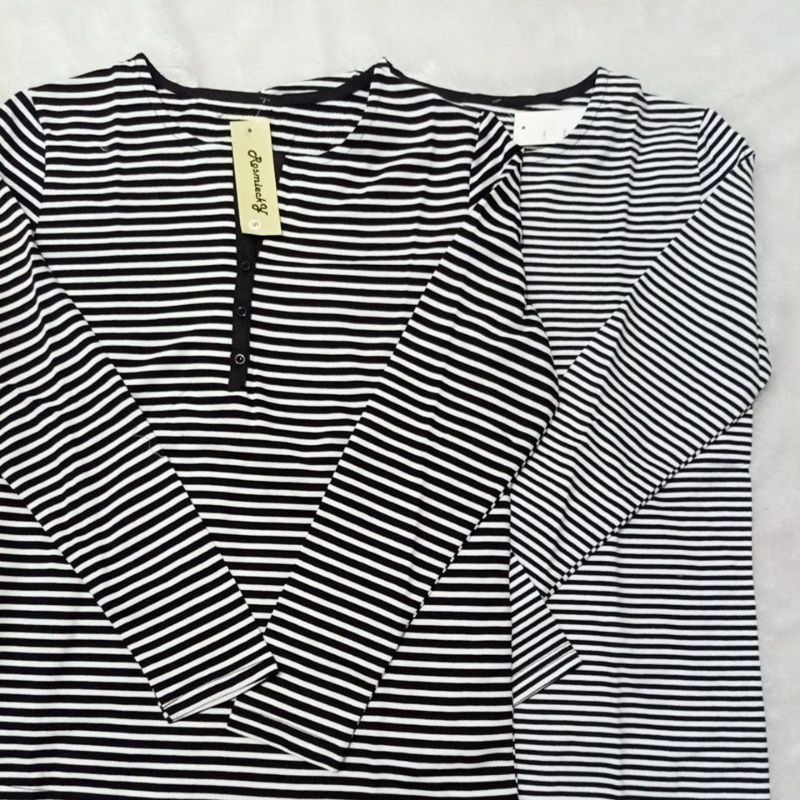 Blus ROSMIECKY garis hitam