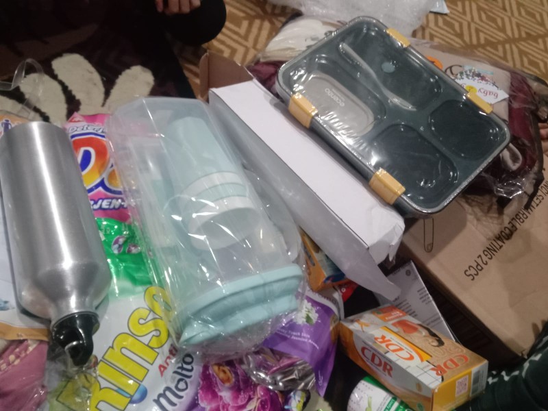 Ecentio 5 In 1 2l Teko Jus Air Teh Kopi Wadah Plastik Dengan 4 Cangkir 280ml/ Water Jug Bpa Free