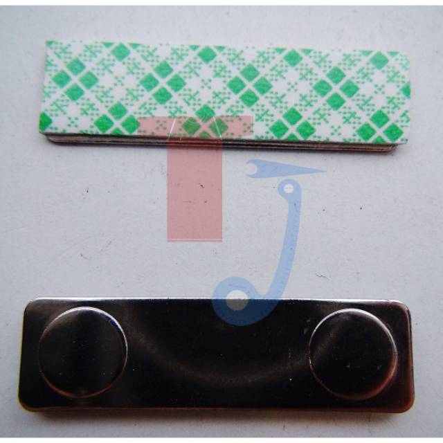 

Magnet Nama Dada Persegi NKL + Lem