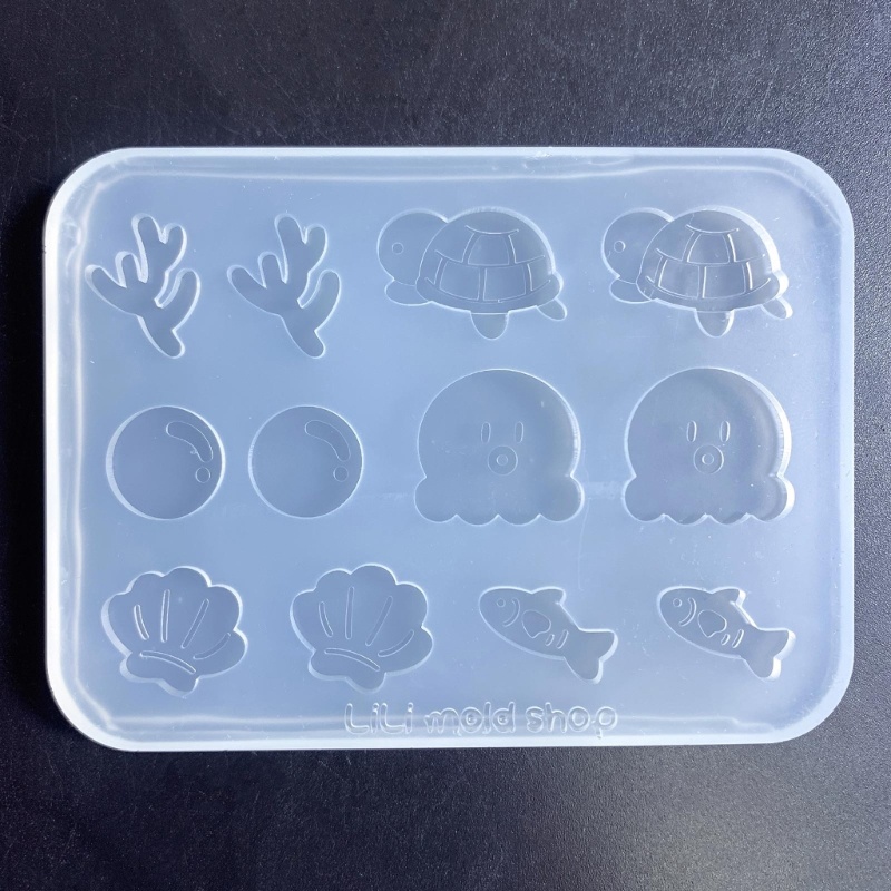 Cetakan Resin Bentuk Bunga Bahan Silikon Untuk Membuat Perhiasan