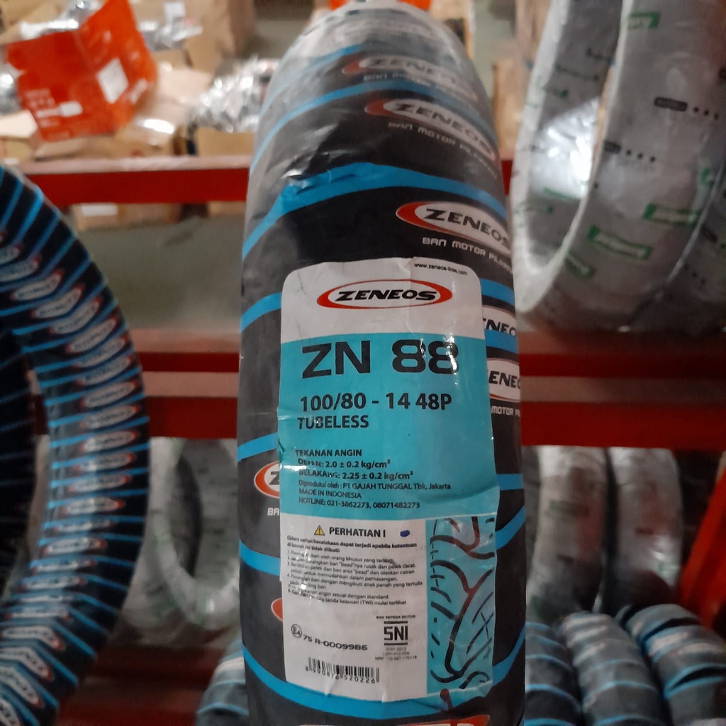 Ban motor matic Zeneos ZN88 100 80 14 tubeless beat vario PCX