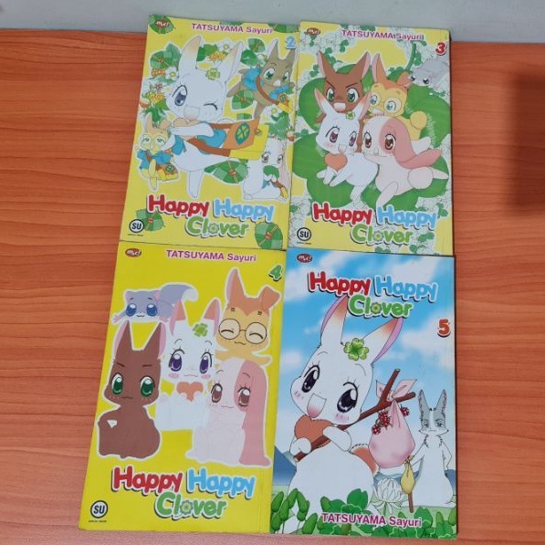 set komik happy happy clover 2-5