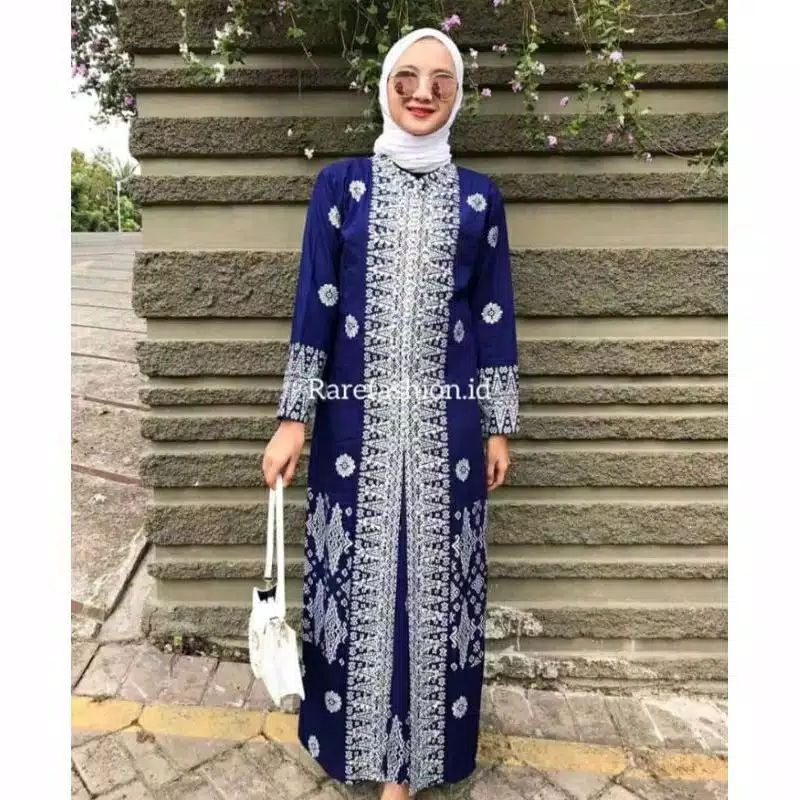 gamis batik songket palembang-set couple lasem palembang