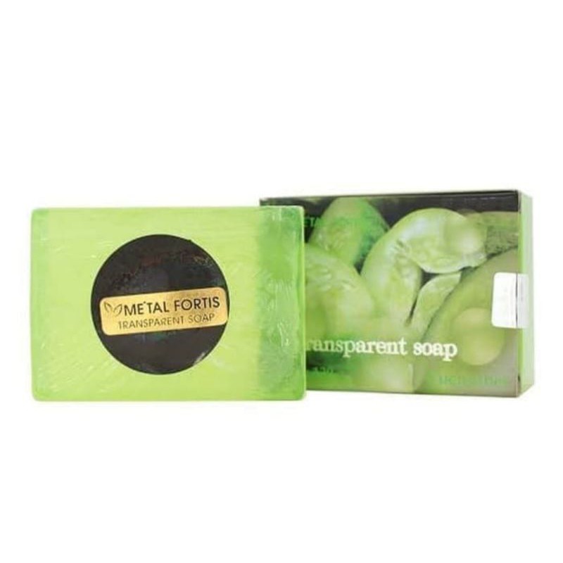 Metal Fortis Transparant Soap//Sabun Metal Fortis Cucumber