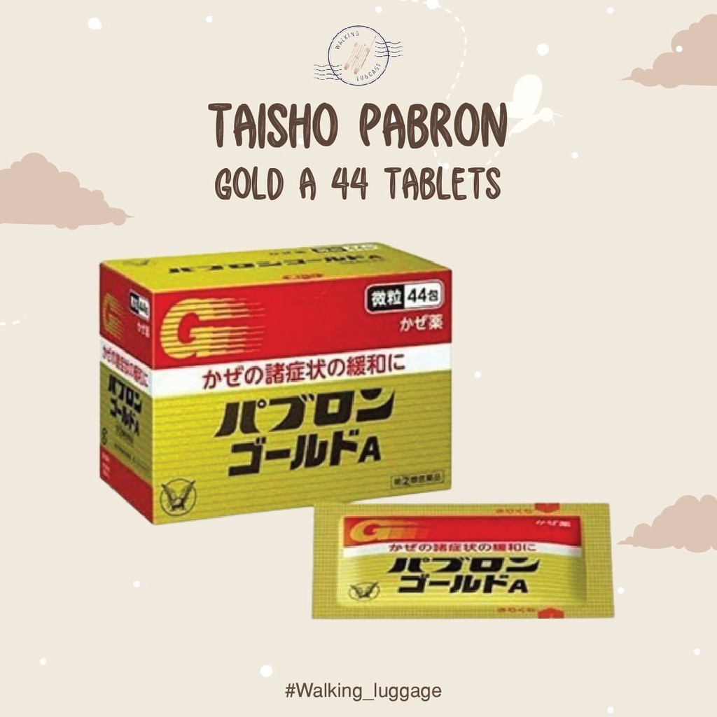 TAISHO Pabron Gold A - 44 Tablet | Obat Flu, Batuk, Pilek Ori Jepang