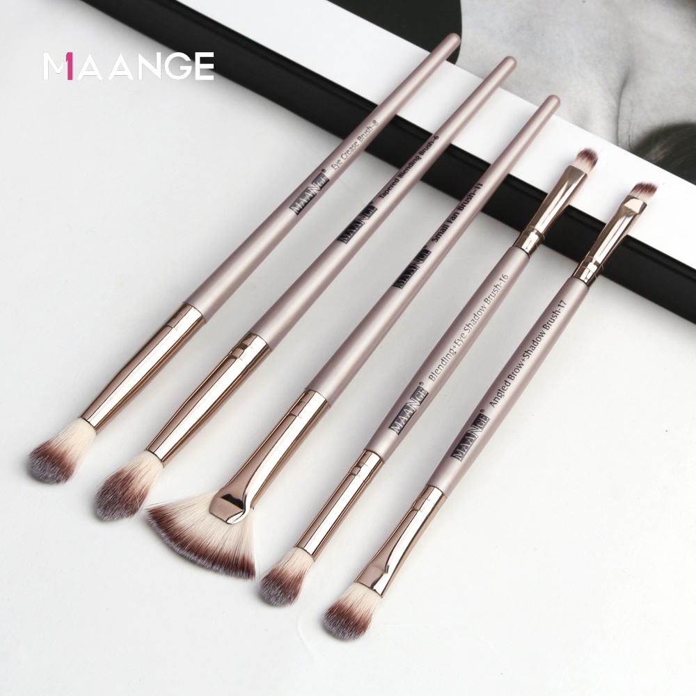 MAANGE Kuas Make Up Set Brush Eyeshadow Spons Kuas Alis Dan Bibir 5747