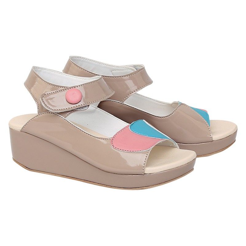 Sandal wedges anak perempuan casual sandal wedges umur 6,7,8 tahun original catenzo