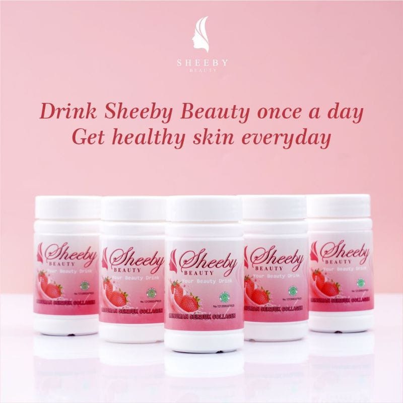 SHEEBY BEAUTY COLLAGEN DRINK BPOM MINUMAN SUPLEMENT PEMUTIH DAN PENCERAH ALAMI