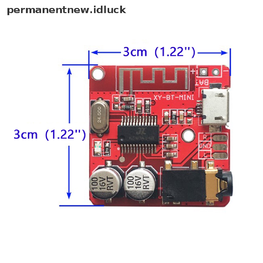(luckypermanentnew) Vhm-314 Papan Receiver Audio Bluetooth 5.0 Mp3 Lossless DIY